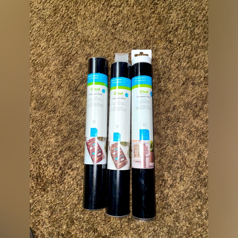 Cricut Removable and Permanent Vinyl